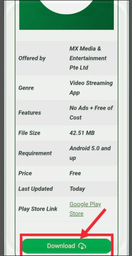 Mx Player mod apk Download Fig1.