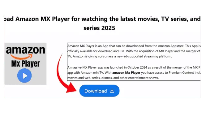Amazon Mx Player Download Step