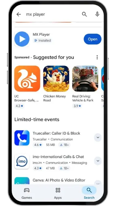 mx player mod apk step 2